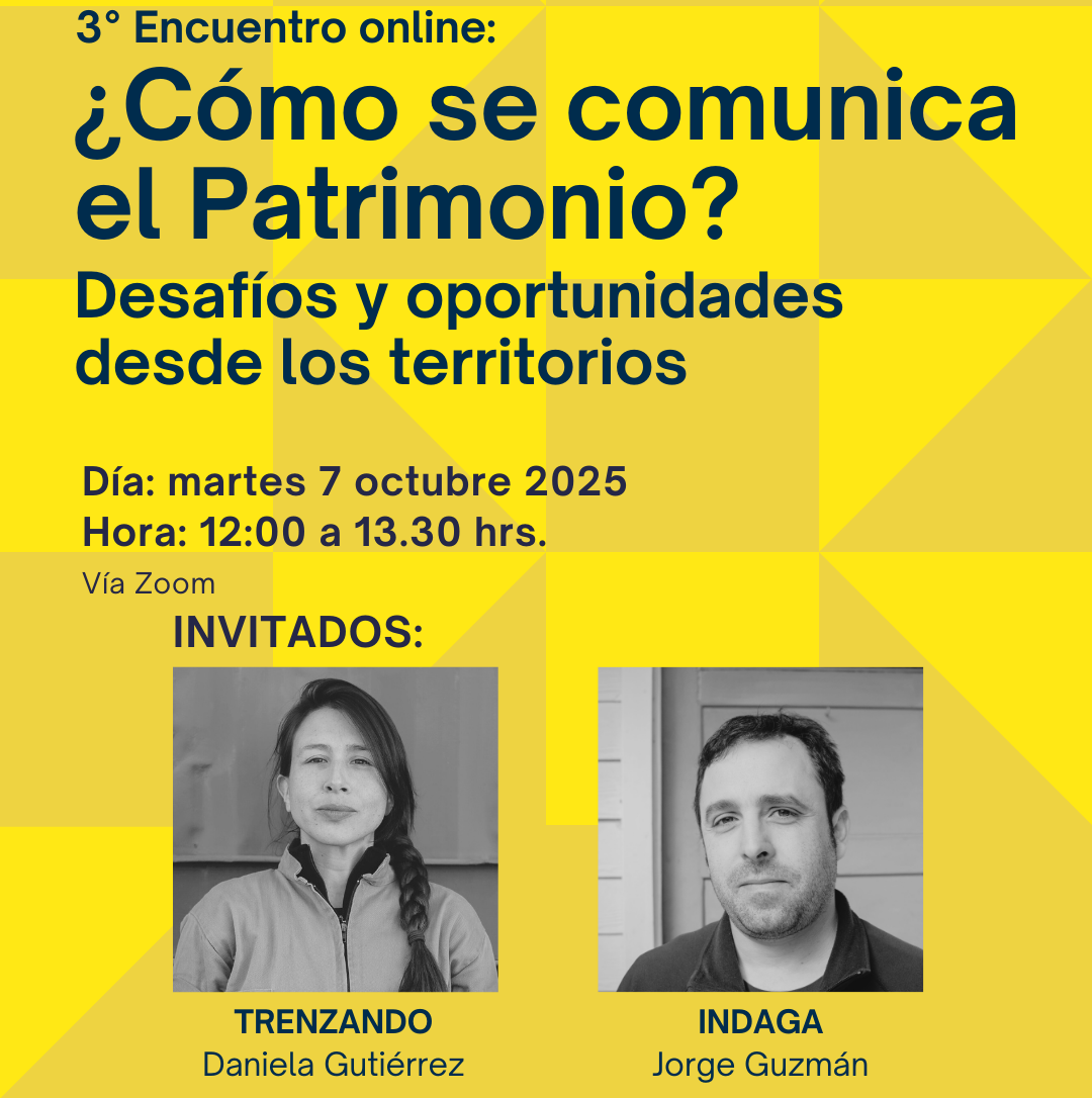 ¿Cómo se comunica el patrimonio? Inscríbete en el 3er encuentro online 2025