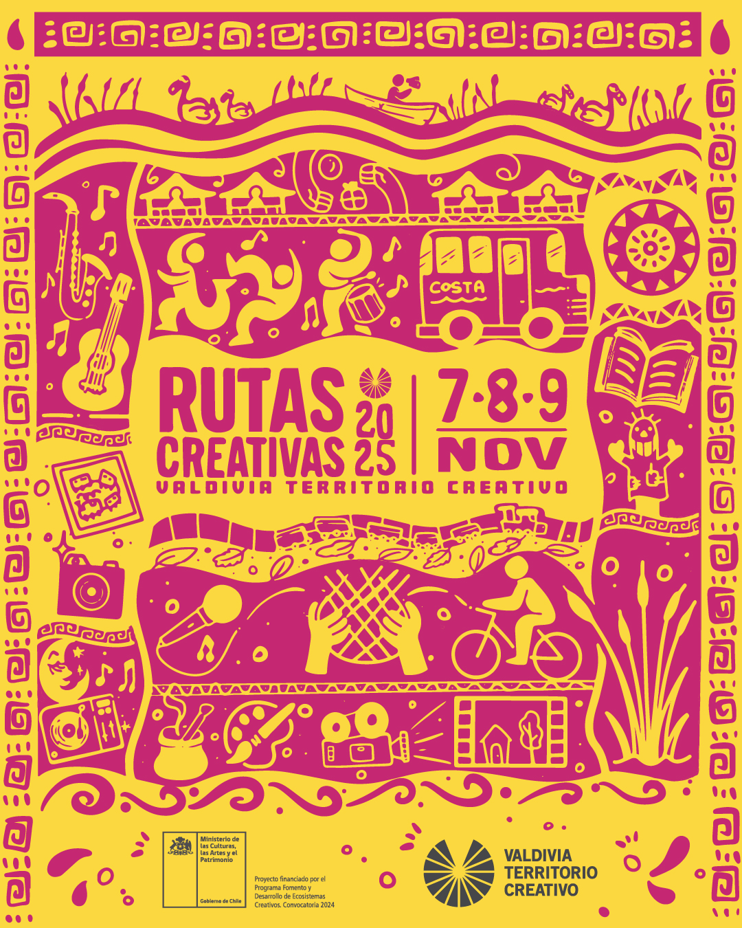 Rutas Creativas: Valdivia se activa con recorridos culturales para toda la familia